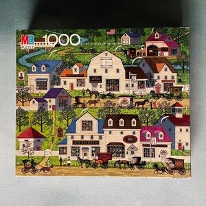 Vintage Charles Wysocki’s Americana 1000 Piece Puzzle + FX Schmid Puzzle